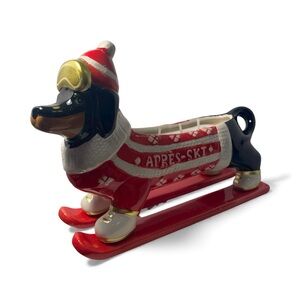 Bella Luxx “Après-Ski Dachshund” Figurine - NWT ***